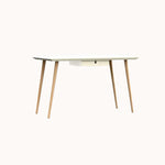Load image into Gallery viewer, amakisi table Tables White / With Drawer
