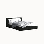 Load image into Gallery viewer, hassan bed and beddings 4x6ft / Black / Matte
