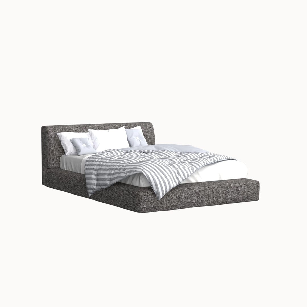 hassan bed and beddings 4x6ft / Grey / Matte