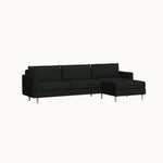 Load image into Gallery viewer, Seje L-Shaped Sofa Black
